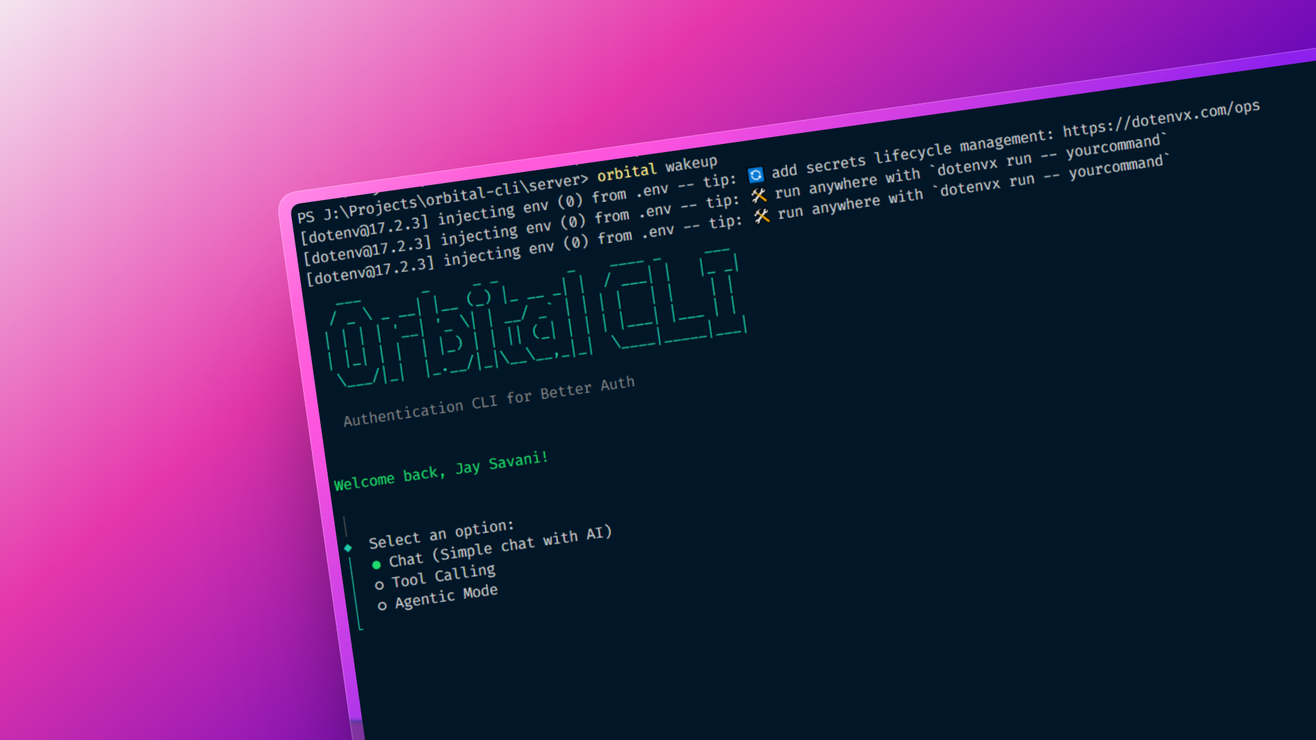Orbital CLI
